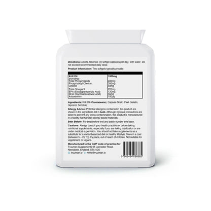 Natural Krill Oil Extract 500mg